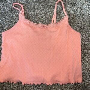 american eagle cropped tank size small